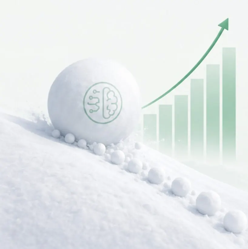 O Efeito Bola de Neve da IA no Marketing: Por Que Esperar Custa Caro